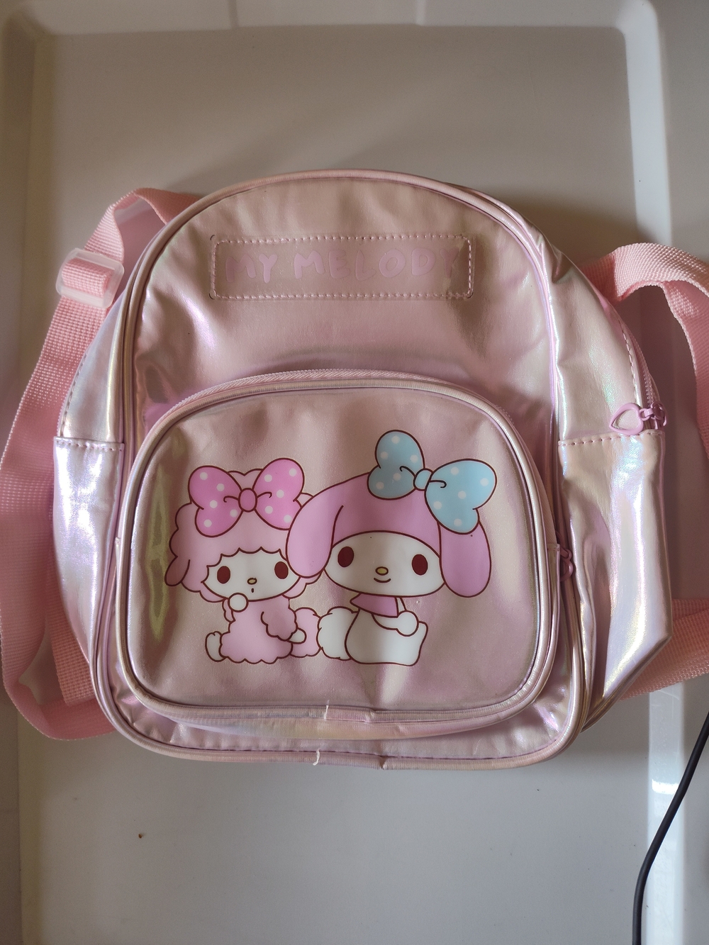 Pink Kids Backpack - Cute Character Crossbody